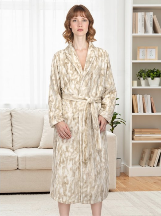 Loritta Secret Warm Robes for Women Hooded Soft Fluffy Bathrobe, Women’s Winter Plush Robes