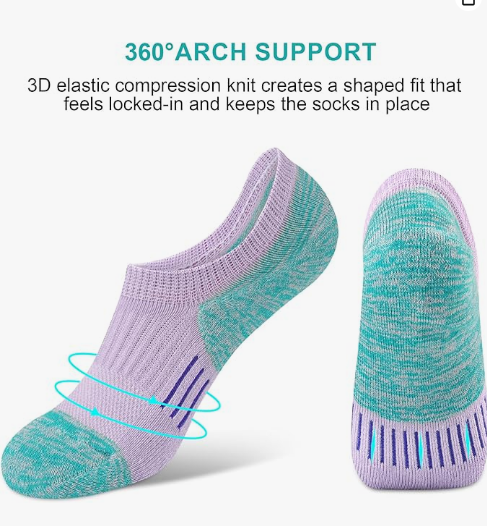 Loritta Secret 12 Pairs Womens Ankle Socks Colorful Comfort Soft Lightweight Sports Athletic Socks
