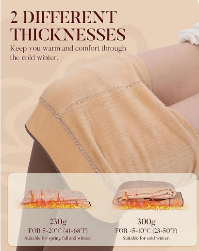 Loritta Secret 2 Pairs Women Fleece Lined Tights Fake Translucent Leggings High Waist Warm Thermal Pantyhose for Winter