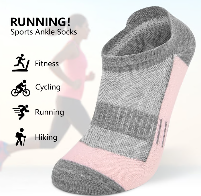 Loritta Secret 12 Pairs Womens Ankle Socks Colorful Comfort Soft Lightweight Sports Athletic Socks