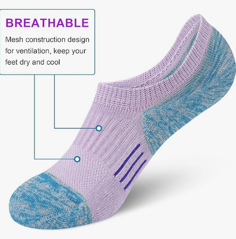 Loritta Secret 12 Pairs Womens Ankle Socks Colorful Comfort Soft Lightweight Sports Athletic Socks