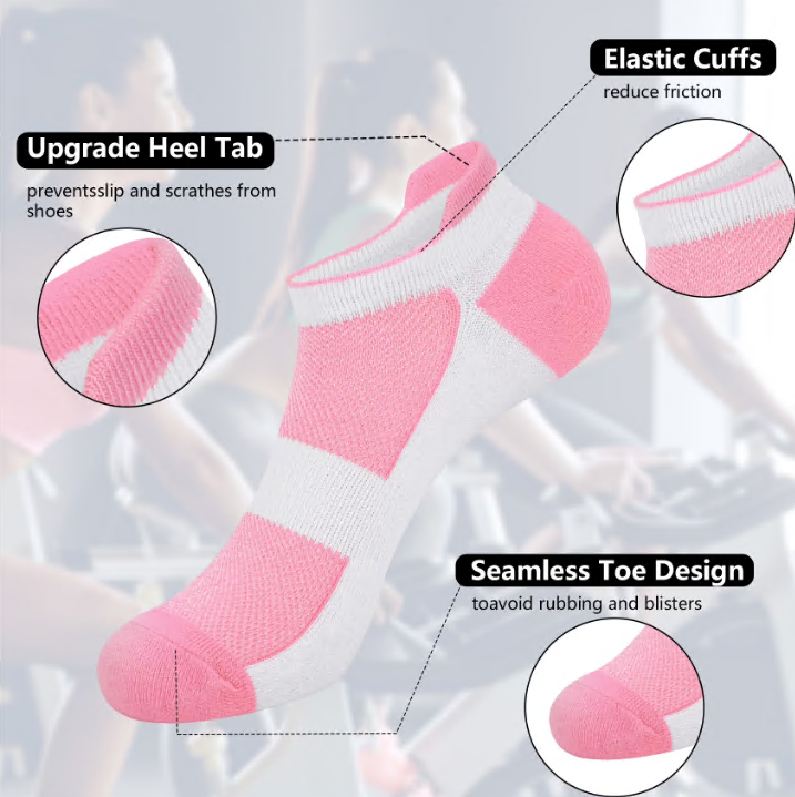 Loritta Secret 12 Pairs Womens Ankle Socks Colorful Comfort Soft Lightweight Sports Athletic Socks