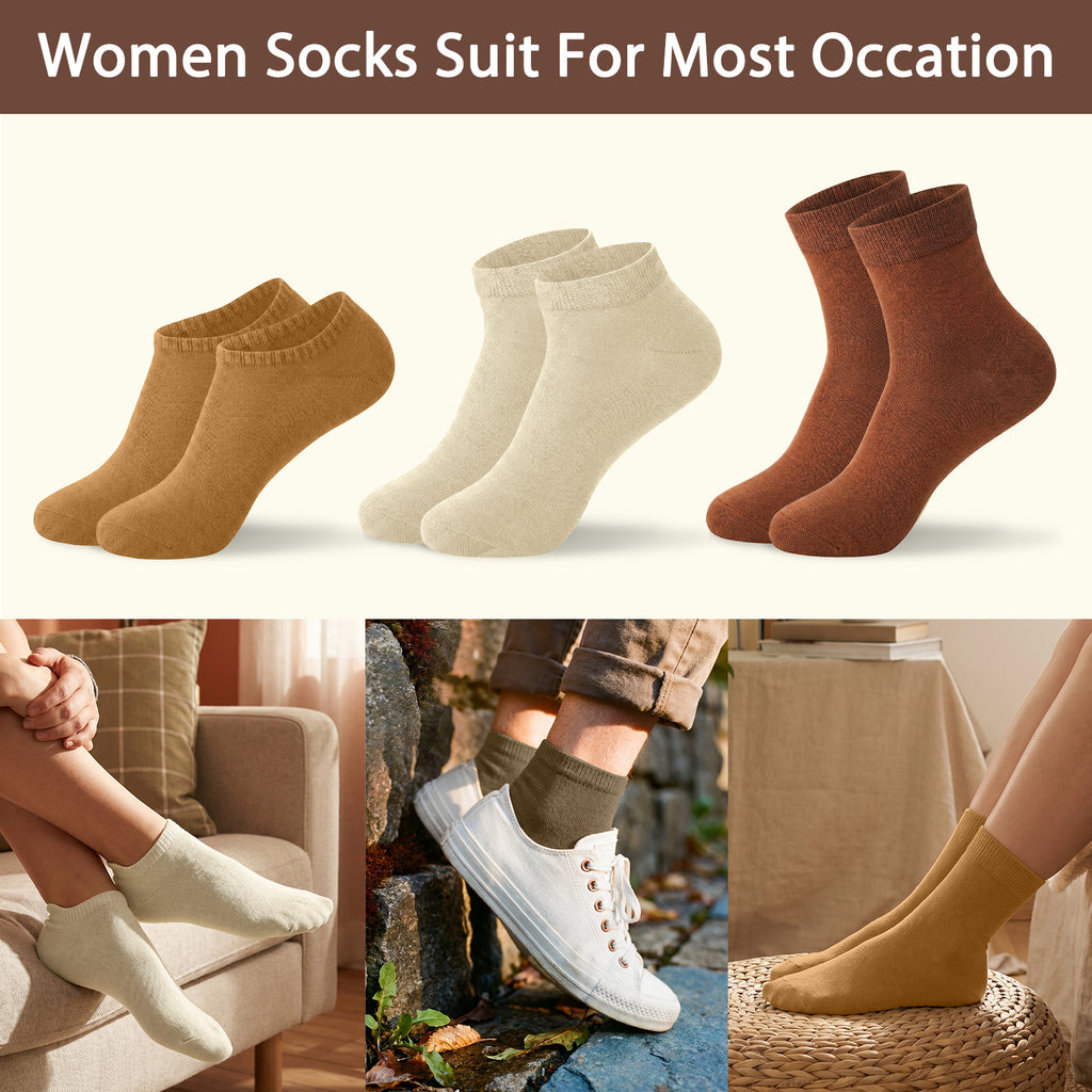 Loritta Secret 30 Pairs Low Cut Ankle Socks for Women No Show Casual Breathable Athletic Socks Bulk for Sport
